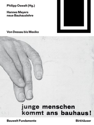 cover image of Hannes Meyers neue Bauhauslehre